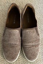 Trask Linda Sneakers Quilted Slip On Dusty Rose Blush Taupe Women’s Size... - $76.38