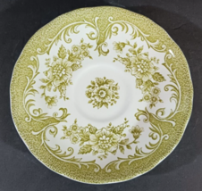 Royal Staffordshire Avondale Ironstone Green 6&quot; Saucer J &amp; G Meakin - £4.97 GBP