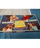 1968 Scrabble Junior 3rd Edition  2 sided board Selchow &amp; Righter Nice c... - £10.46 GBP