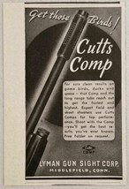 1949 Print Ad Cutts Comp for Shotguns Lyman Gun Sights Middlefield,CT - £6.15 GBP