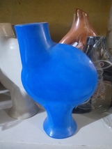 Moroccan Blue Ceramic Candlestick 1 Hole - £39.96 GBP