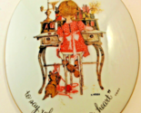 Vintage Porcelain Holly Hobbie Wall Tile Plaque &quot;Always Take The Time...&quot; - $19.95