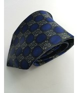 men&#39;s 3.5 inch Tie Blue black new dress up vacation wedding prom suit da... - £7.01 GBP