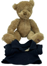 Burberry Fragrance Plush Teddy Bear 2009 with Dark Blue 2010 Shirt 12.5&quot; Tall - £15.15 GBP