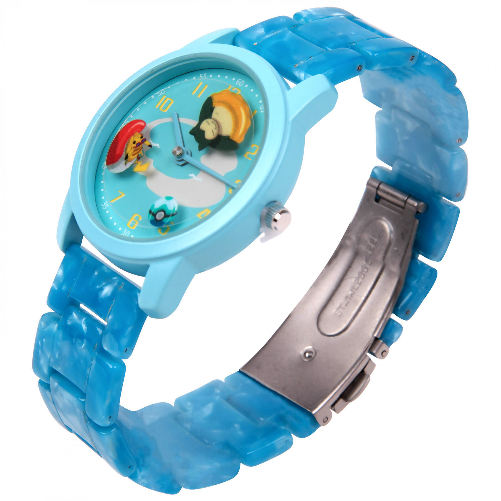 Pokemon Water Fun Time Watch with Rotating Watch Face Blue - £36.83 GBP