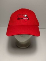 Weld Tech Strapback Red Ball Cap Hat Cobra Caps - £7.93 GBP