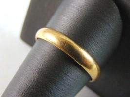 Mens Vintage Estate 14k Yellow Gold Wedding Band Ring 4.0g #E3433 - £489.68 GBP
