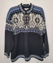 Vintage DALE OF NORWAY Salt Lake 2002 Olympics Full Zip Wool Sweater LAR... - £108.03 GBP