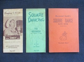 Lot Of 3 Different Vintage (Early 1950&#39;S) Square Dancing Handbooks - £6.25 GBP