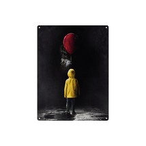 Georgie and Pennywise for Halloween Metal Tin Sign Home Office Bar Cafe Decor #1 - £15.18 GBP