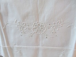 &quot;White Embroidered - Vintage, Europ EAN, Pillow Cases &amp; Shams&quot;&quot; - Set Of 4 - £19.57 GBP