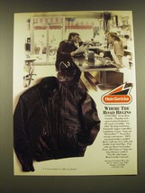 1990 Hein Gericke Concord Motorcycle Jacket Ad - Where the road begins - £14.65 GBP