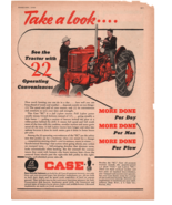 1945 Case Take A Look More Done Per Day Per Man Per Plow print ad fc2 - £12.04 GBP