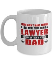 Funny Mug-Lawyer Father-Best Inspirational Gifts for Dad-11 oz Coffee Mug - £11.21 GBP