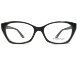 Versace Eyeglasses Frames MOD.3170-B GB1 Black Silver Sparkly Crystals 5... - $98.99
