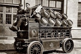 Old Vintage Beer Truck The Central Brewing Company 1910 4X6 Photo Postcard - £6.46 GBP