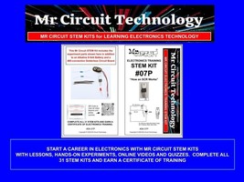 Learn Basic Electronics  - STEM KIT #07-P - &quot;How an SCR Works&quot; - Mr Circuit - £6.34 GBP