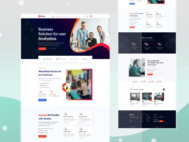 Creative Business Agency Website Template - $5.00