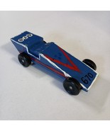 Pinewood Derby Car Vintage Blue With Red White Stripes BSA Wheels - €8,44 EUR
