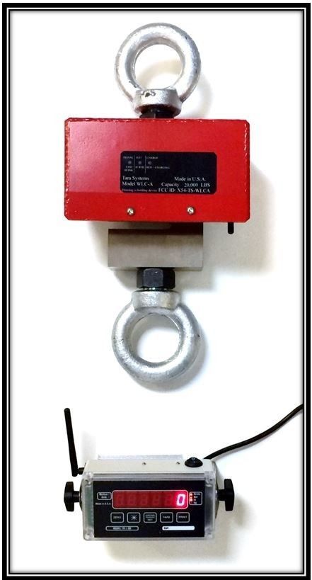 10,000 lbs x 1 lb WIRELESS CRANE SCALE - HANGING SCALE - INDUSTRIAL CRANE SCALE - $1,700.00