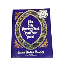 Vtg Only Astrology Book You'll Ever Need Joanna Martine Woolfolk 1990 Ca... - $14.84