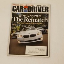 Car and Driver Magazine August 2010 BMW 5 Series The Rematch - $7.69