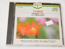 Allegretto II Verdi Highlights from La Traviata CD 1988 The Moss Music G... - £10.19 GBP