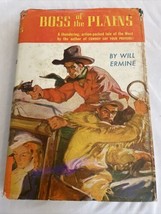 Boss of the Plains by Will Ermine HCDJ - Harry Sinclair Drago 1st Print 1946 VTG - £35.04 GBP