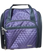 Travelon Quilted Wheeled Underseat Carry-On Bag Purple With Multiple Com... - $24.00