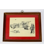 Vintage CR120 French Airport Plane &quot; RONALD R. TOELKE &quot; Framed 12&quot; X 9&quot; ... - $40.11