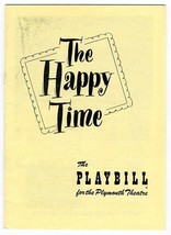 Playbill Happy Time 1950 Kurt Kasznar Eva Gabor Edgar Stehli Richard Hart - $13.86