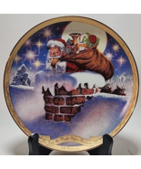 The Night Before Christmas 175th Anniv Plate Third Issue Down The Chimne... - $29.69