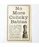 Davidson Rubber Nipple Colick Baby 1897 Advertisement Victorian Medical ... - $27.87 CAD