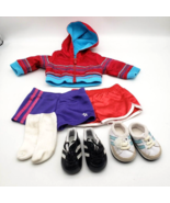 American Girl- Soccer &amp; Sport Wear Outfit (Cleats, Sneakers, Shorts &amp; Ja... - £15.75 GBP