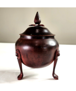 Century Distinctive Gift Vintage Metal Footed Bowl w/ Removable Lid &amp; Li... - $757.99 MXN