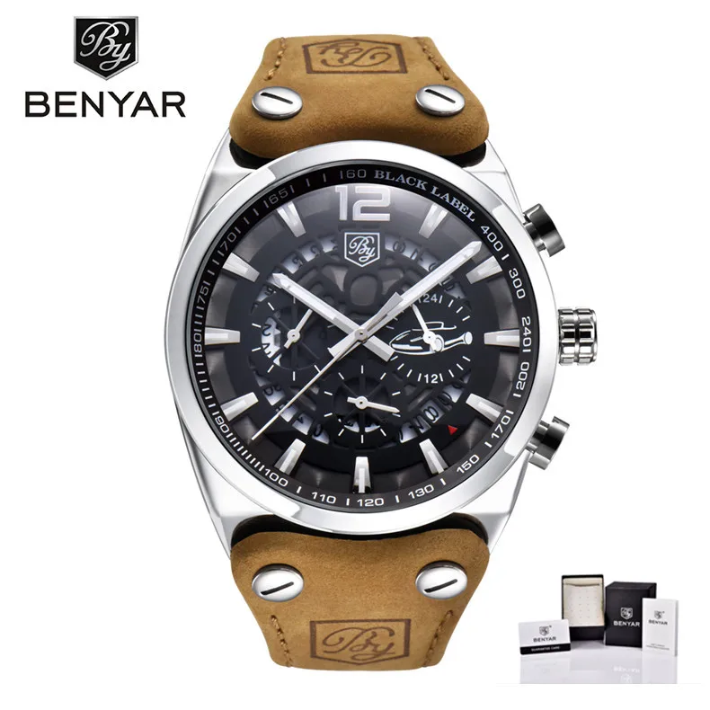 Watch BENYAR Mens  Top    Mens  Fashion  Waterproof  Watch  Masculino BY-5112M - £70.65 GBP