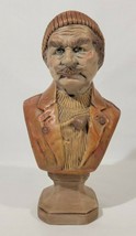 Vintage Old Swiss Man Bust Figure Sculpture - $52.47