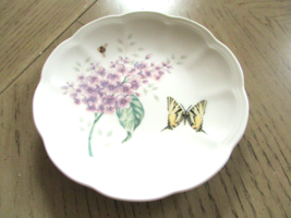 Lenox Butterfly Meadow Dessert Plate 6.5&quot; Tiger Swallow Butterfly - $166.31 MXN