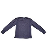 Vintage Polo Jeans Company Navy Thermal Long Sleeve Shirt Mens L Ralph L... - $24.11 CAD