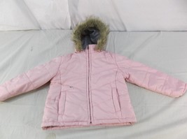 PB Basics Child Size 4 Pink and Gray Polyester Coat/jacket preowned 110300 - £9.43 GBP