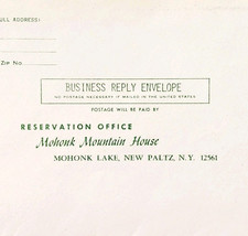 1970s Mohonk Mountain House Envelope Hotel Resort New Paltz New York F6C - $27.41 CAD