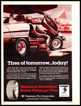 1977 Magazine Print Ad - YOKOHAMA Tires &quot;Tires Of Tomorrow - Today&quot; A6 - £3.96 GBP