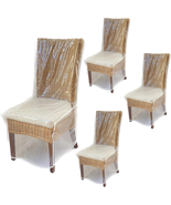 Evelots Dining Room/Kitchen Chair Cover/Protector-4 Pack- Heavy Duty Cle... - $41.69