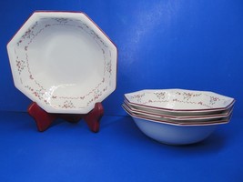 An item in the Pottery & Glass category: Johnson Brothers Madison 6 3/4" Coupe Cereal Bowls Set Of 4 Bowls  Read Descript
