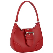 New Red Fashion Buckle Curve Handle Shoulder Bag - $60.39