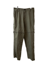Reel Legends Mens Size L Sage Nylon Marlin Pants Zip Off Nylon Pants nwts - $26.97