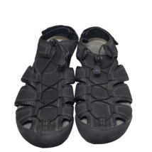 Khombu Mens Black Travis Closed Toe Active Sport Sandals Water Shoes Size 12 - £51.77 GBP