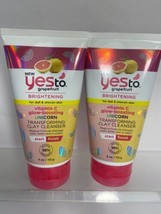 (2) Yes To Grapefruit Glow-Boosting Unicorn Transforming Clay Cleanser 4oz - £11.15 GBP