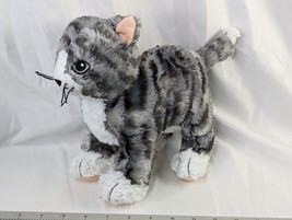 Ikea Gray Cat Kitten Plush 9 Inch Stuffed Animal Toy - £8.16 GBP