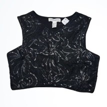 Forever 21 Glitzy Glamorous Dressy Crop Top Size Small NWT Bust 30.5 Inches - £12.72 GBP